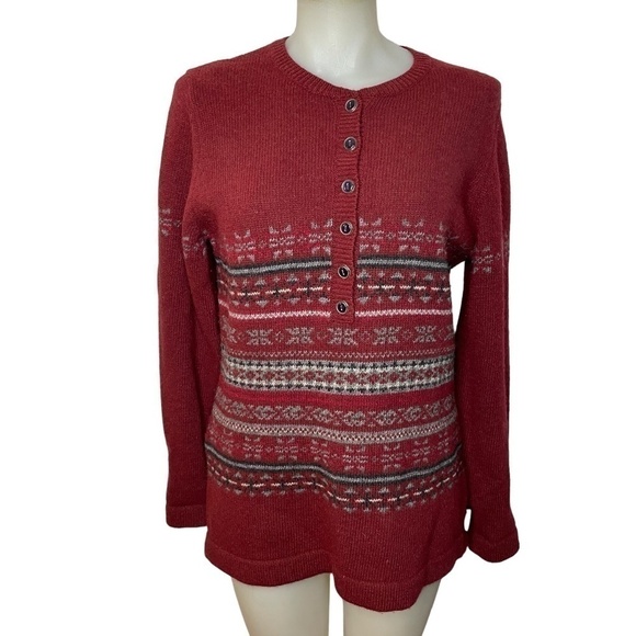 Woolrich Vintage Deep Ruby Sweater 🤍 - Picture 2 of 12